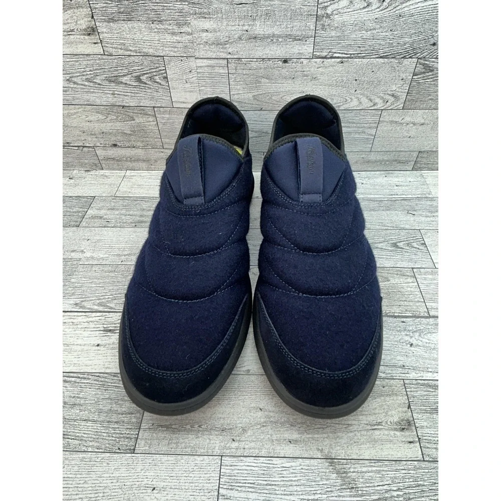 Florsheim Shoes Mens Size 12M Navy Blue Comfortech Wool Blend Slip On Sneakers‎